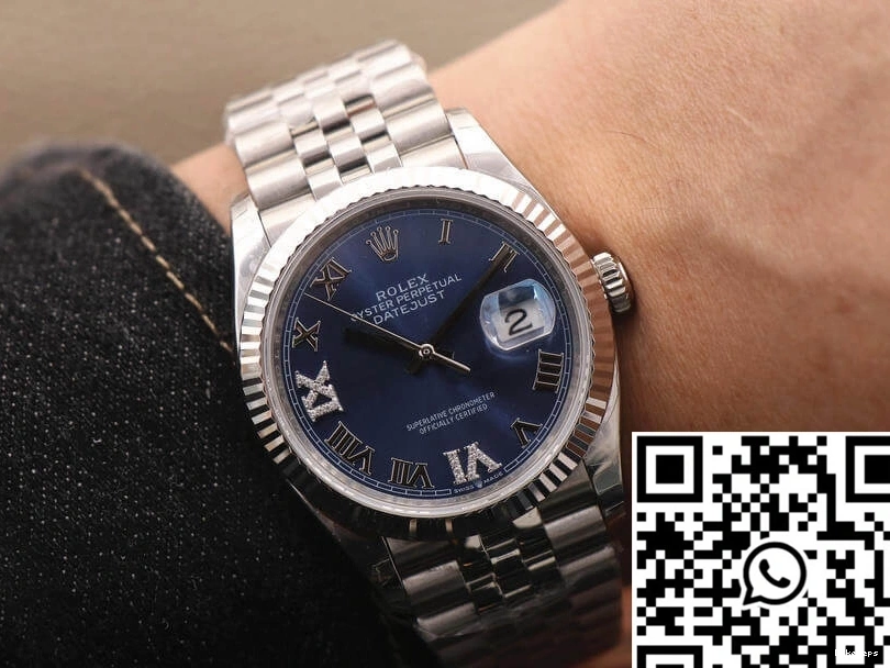Dial 126234 Rolex Datejust Factory EW Blue 0815